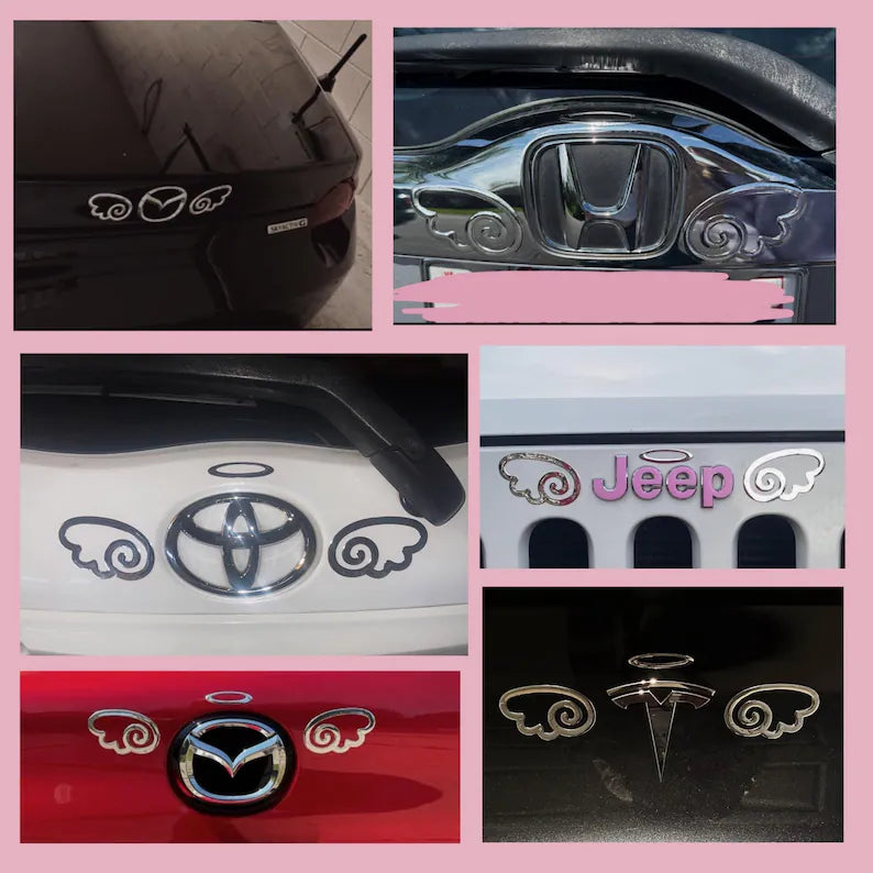 Car Emblem Decor - Devil - Angel - Bat - Crab