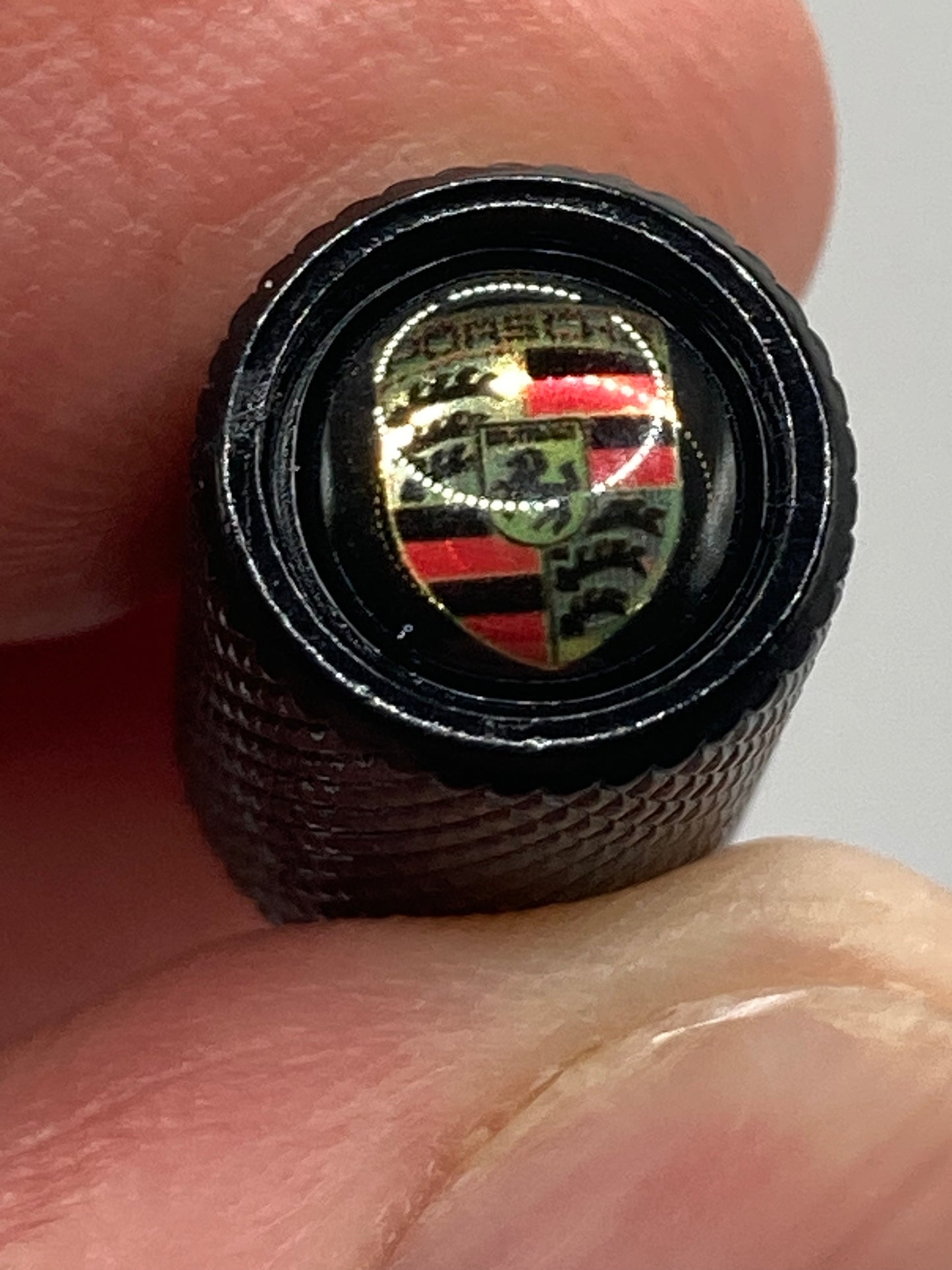 Porsche - 4pcs Valve Stem Cap - Black