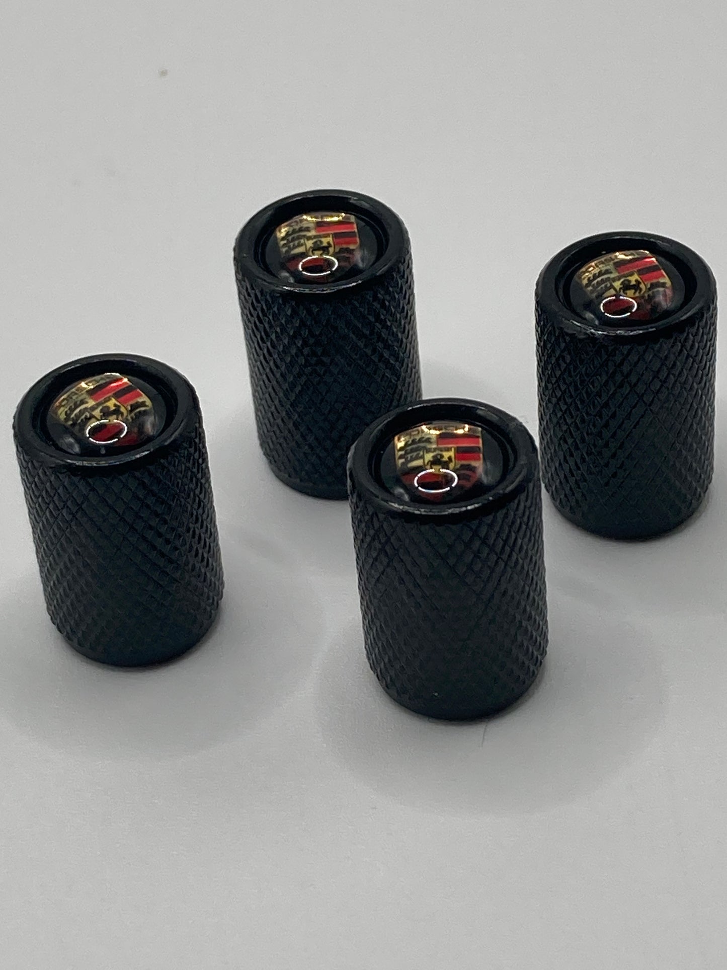 Porsche - 4pcs Valve Stem Cap - Black