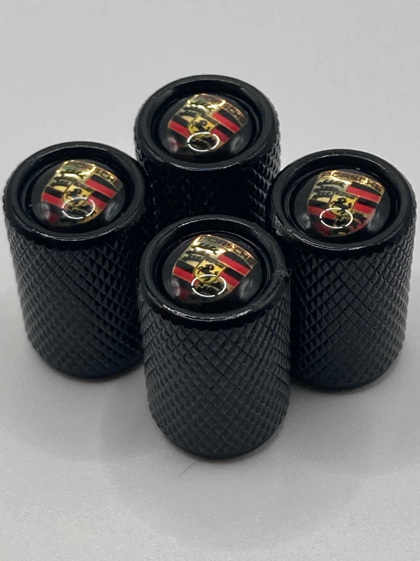 Porsche - 4pcs Valve Stem Cap - Black