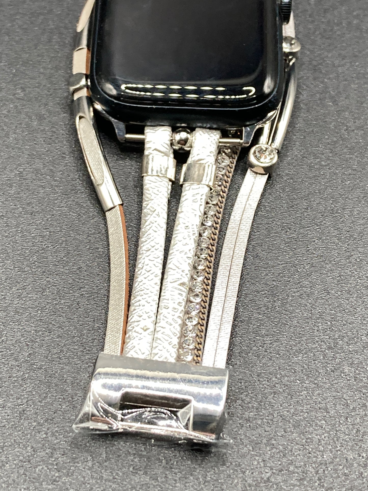 Bohemian style Watchband for Apple Watch 38/40/41/42/44/45mm - Silver