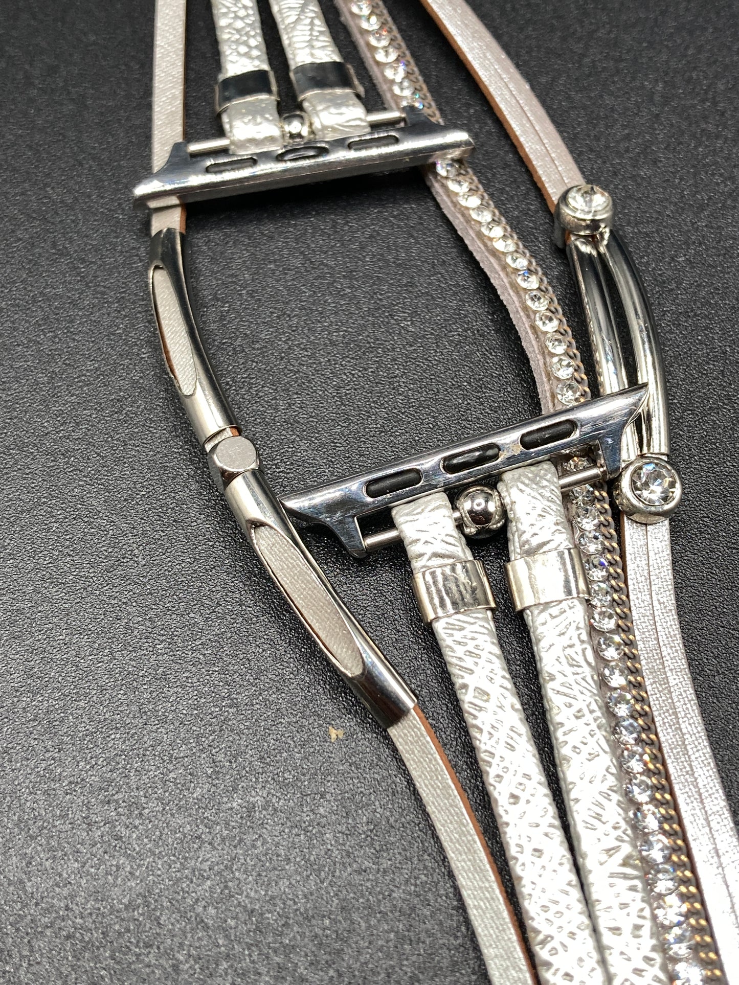 Bohemian style Watchband for Apple Watch 38/40/41/42/44/45mm - Silver