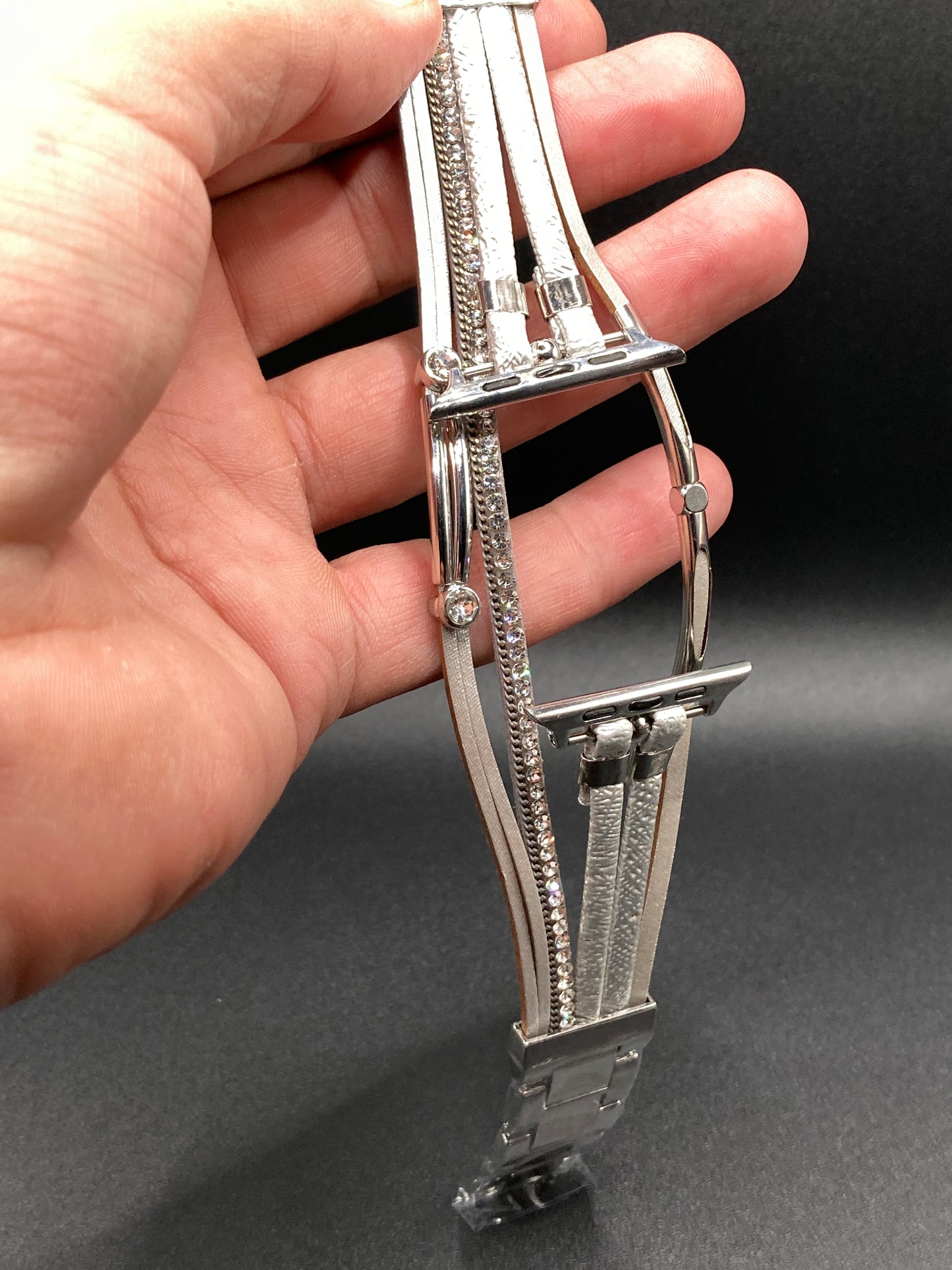 Bohemian style Watchband for Apple Watch 38/40/41/42/44/45mm - Silver