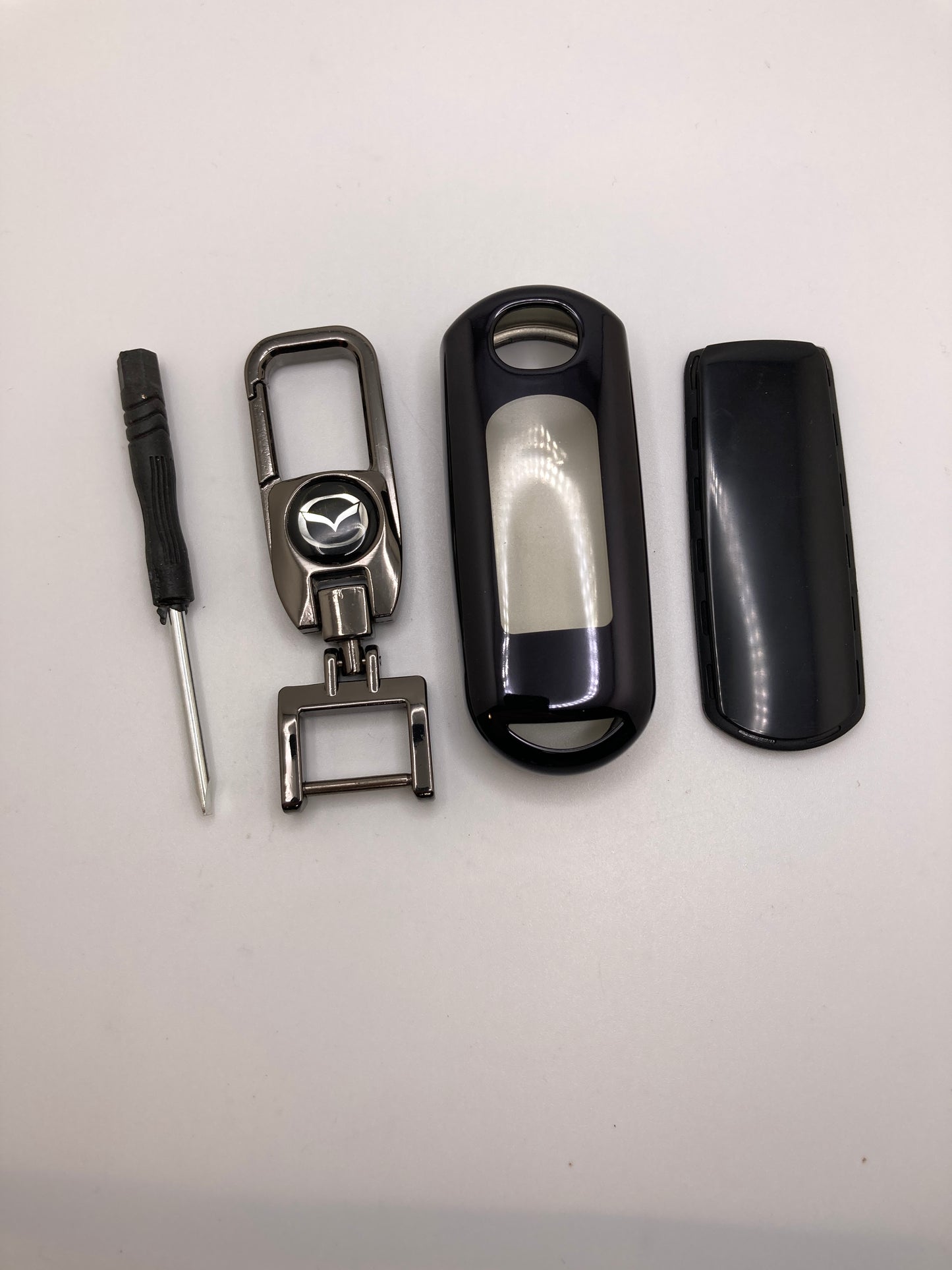 Mazda - Leather Keychain with Key Fob Case - Model A & B