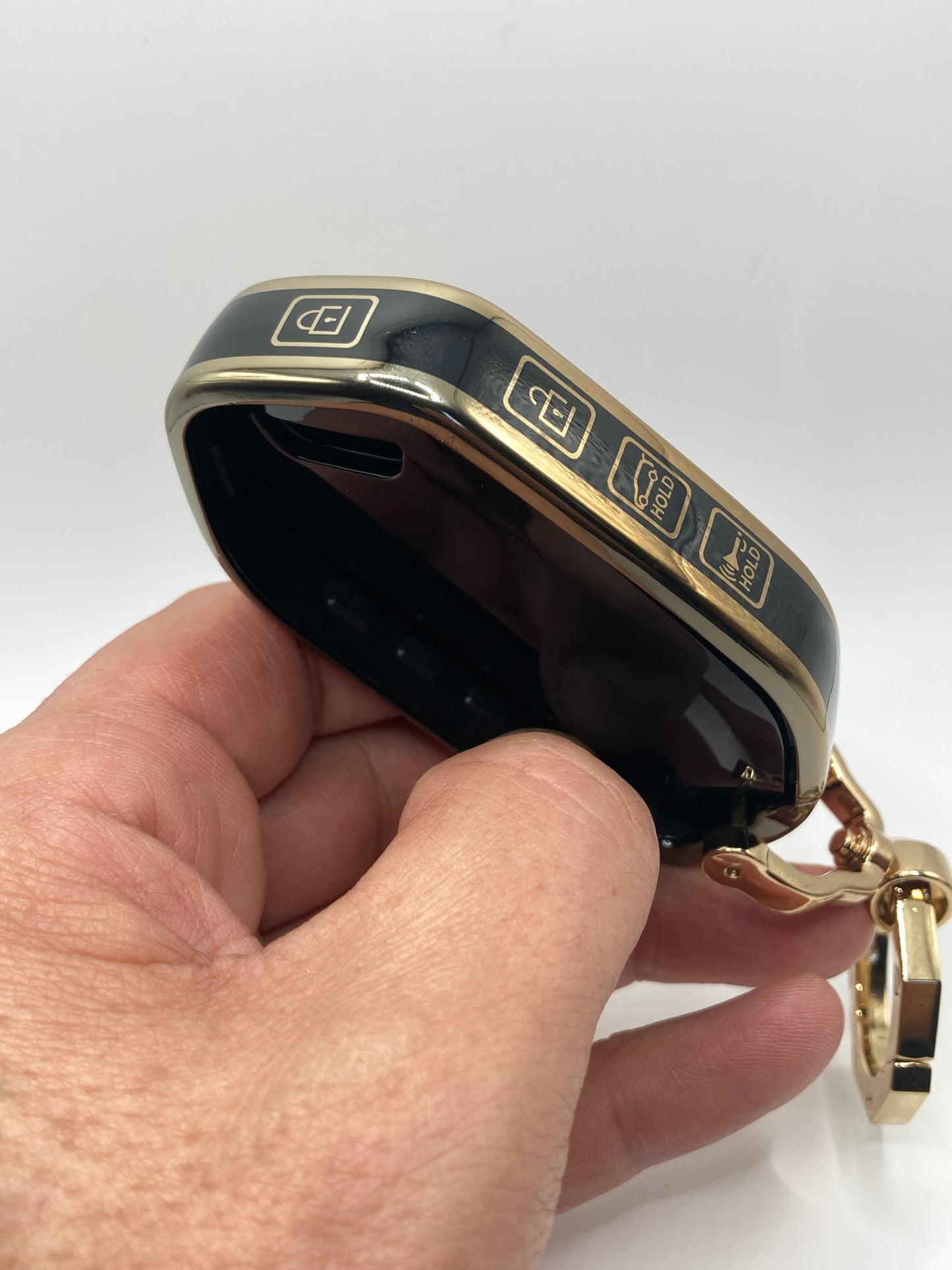 KIA - Black and Gold Key Fob Cover for 2023-2024 KIA Telluride