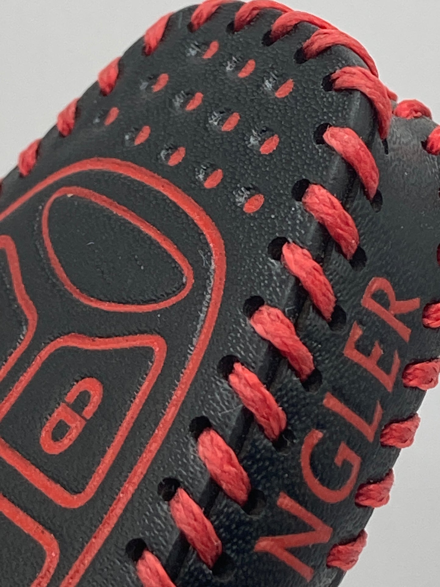 Jeep - Wrangler Leather Key Fob Cover - black/red