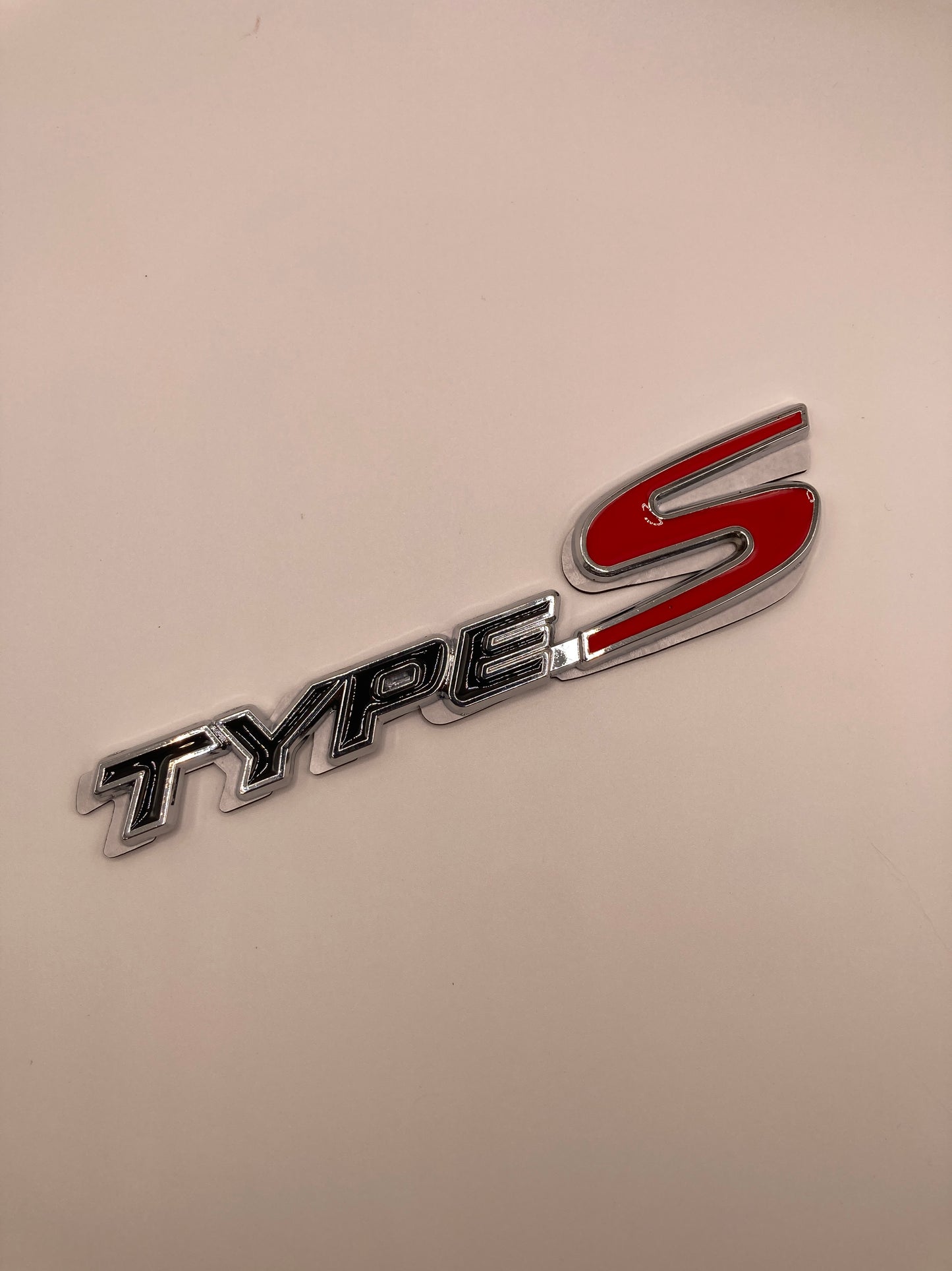 Honda - TYPE S Metal Badge RED/BLACK Trunk/Body Panel Civic, Integra, Acura, NSX