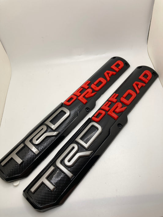 TRD - Toyota - TRD Off Road - 3d fender emblems - 2pcs set